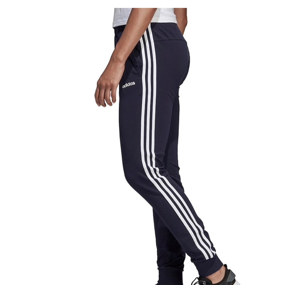 adidas essentials 3 stripe joggers womens